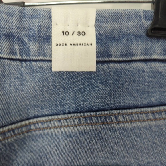 Good American Good Boy Wide Release Hem Jeans - Picture 7 of 9